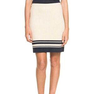 Tory Burch Midori Sweater Skirt with Stripes